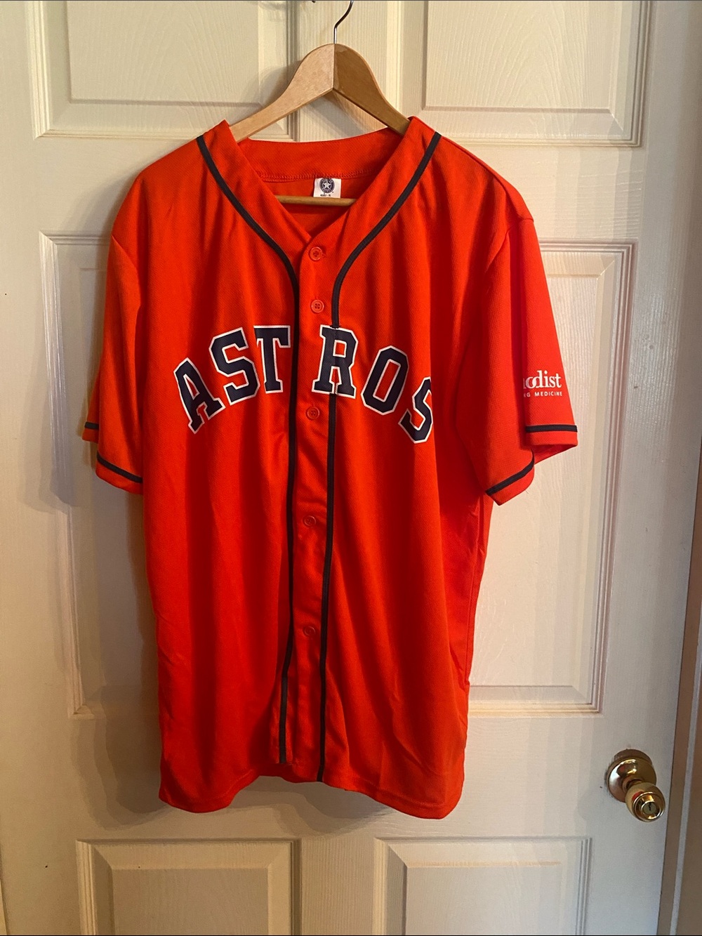 Houston Astros Orange Baseball Jersey
